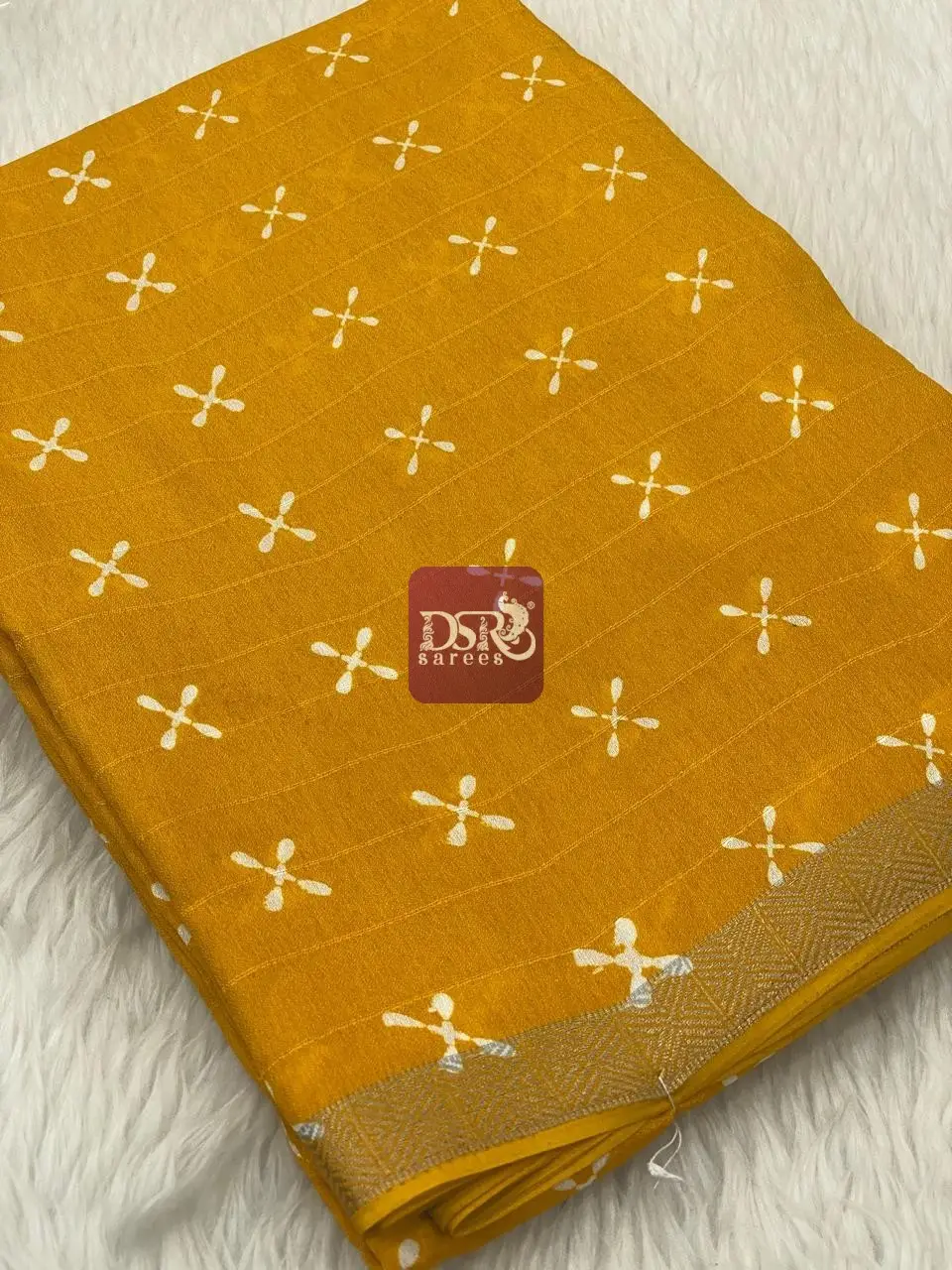Viscose Chiffon Saree - vol8