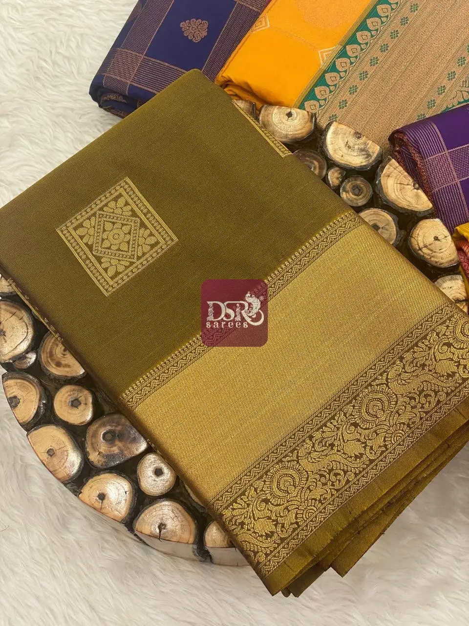 Semi Silk Udal Butta Sarees