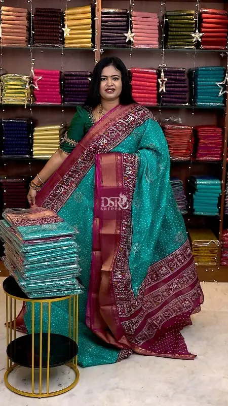 Bandhini Semi Dola Sarees