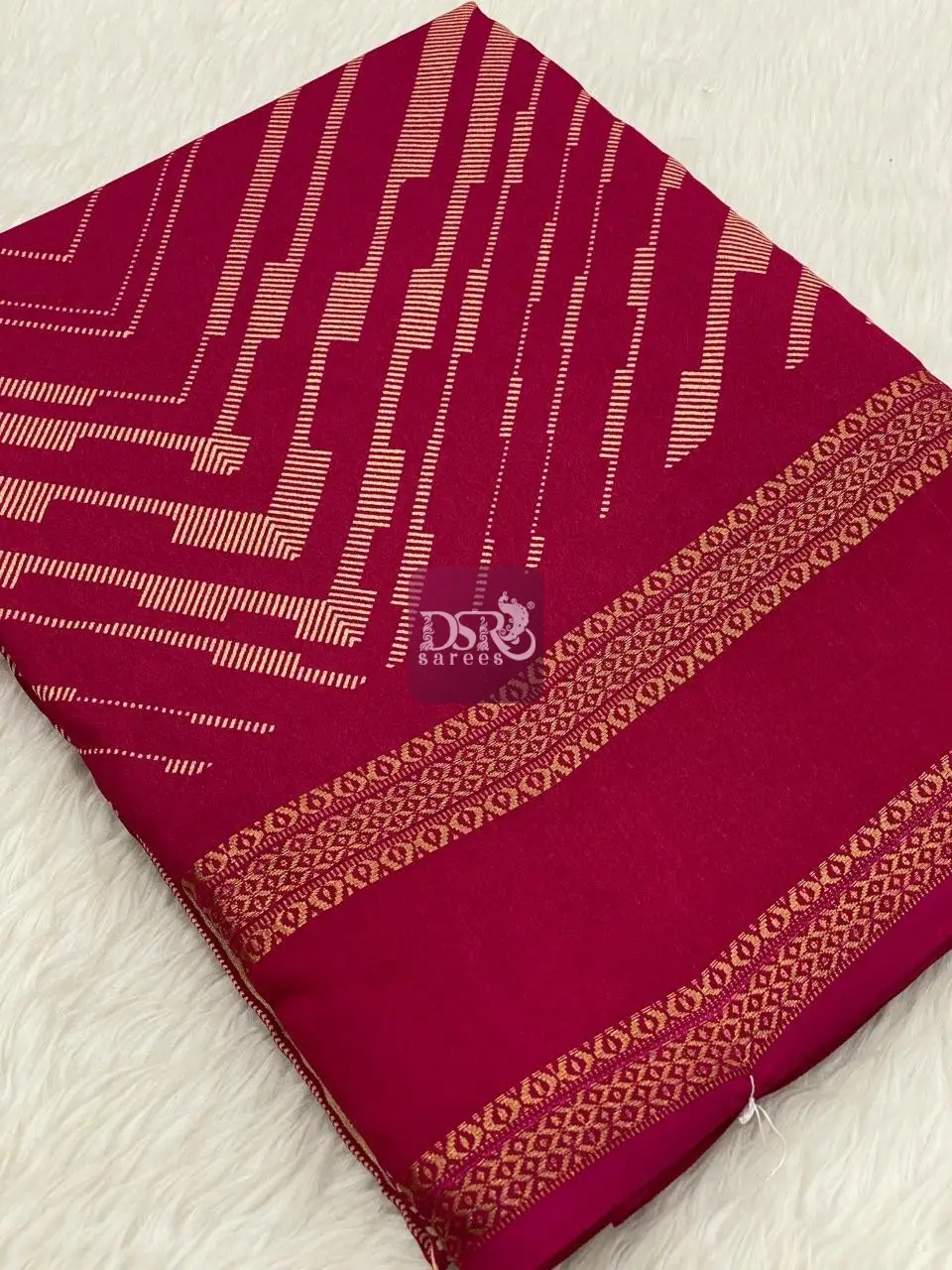 Viscose Chiffon Sarees - vol1