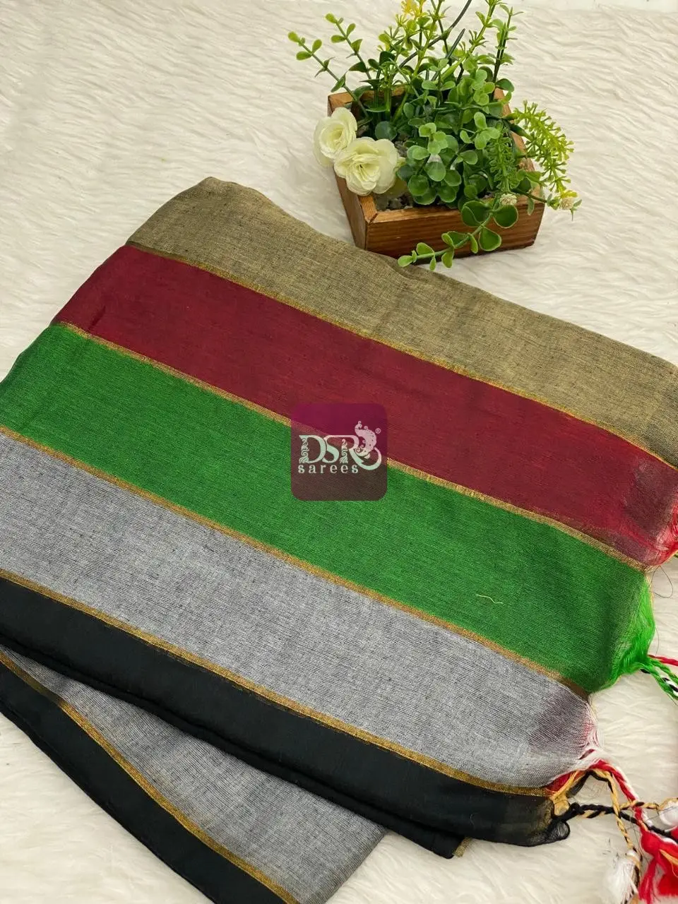 Rainbow Mul Mul Cotton Sarees