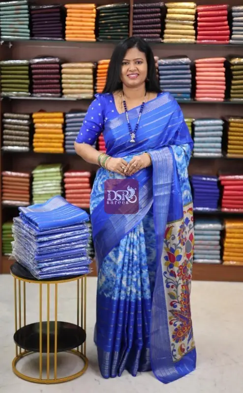 Shibori Viscose Dola Saree