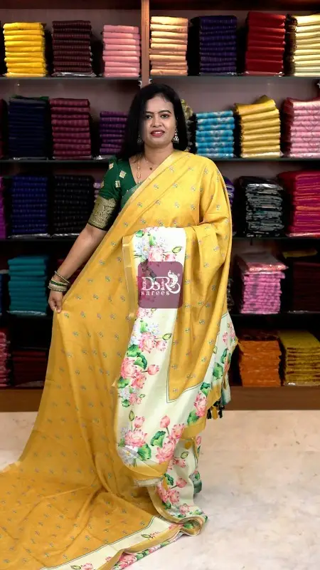 Viscose Digital Print Sarees