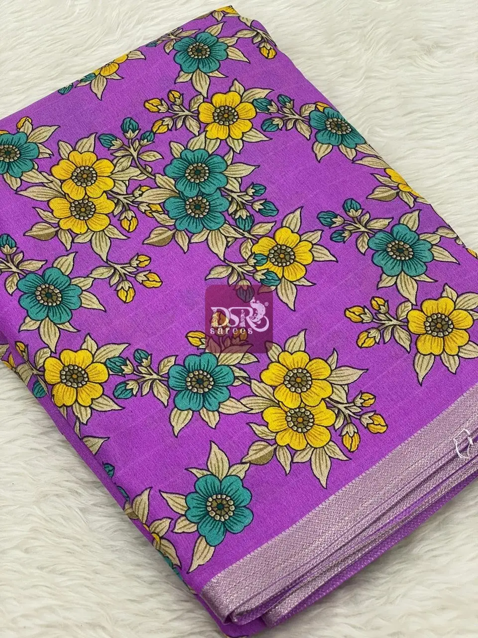 Viscose Chiffon Saree - vol8