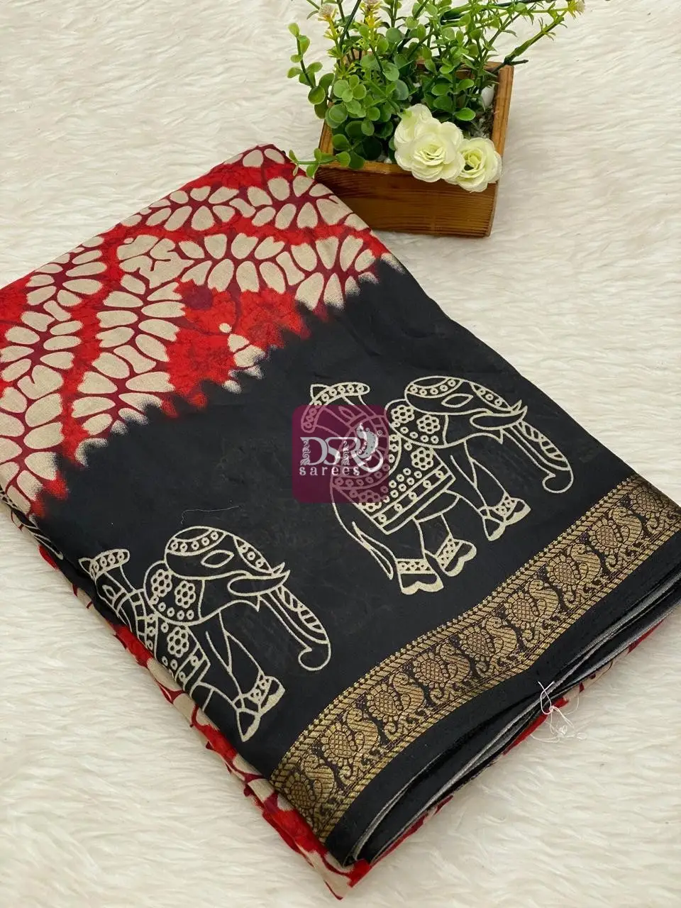 Viscose Reyon Cotton Saree