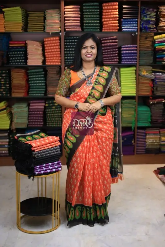Chanderi Sico Saree
