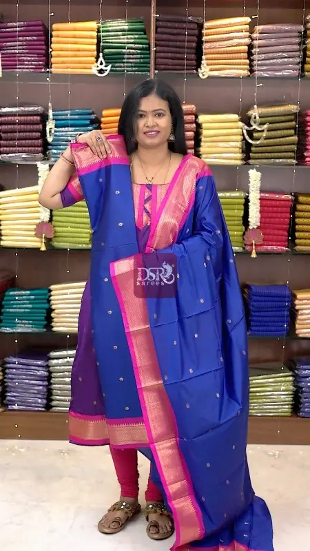 Kalyani Semi Silk Meenakari Salwar