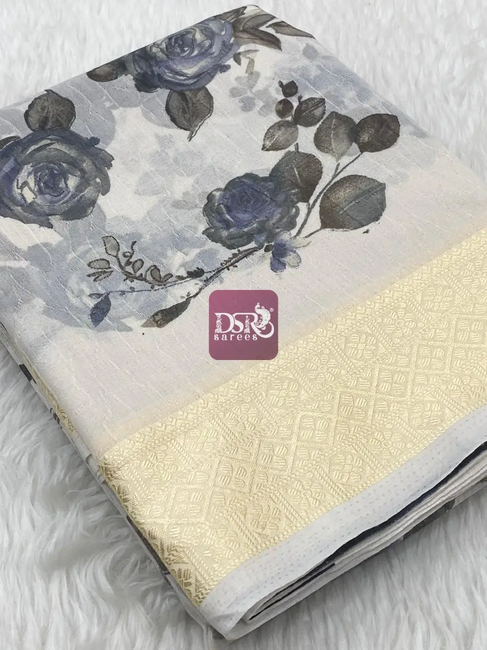 Viscose Chiffon Saree - vol9