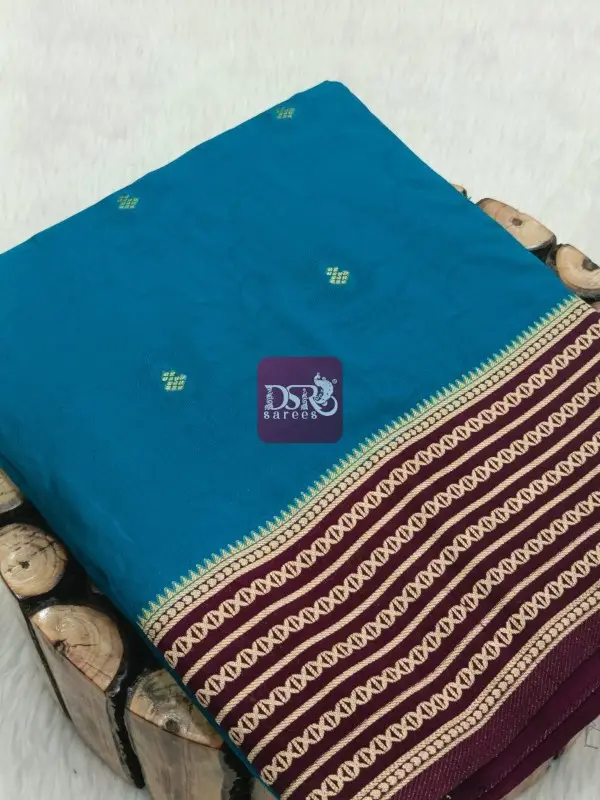 Viscose Crepe Silk Sarees