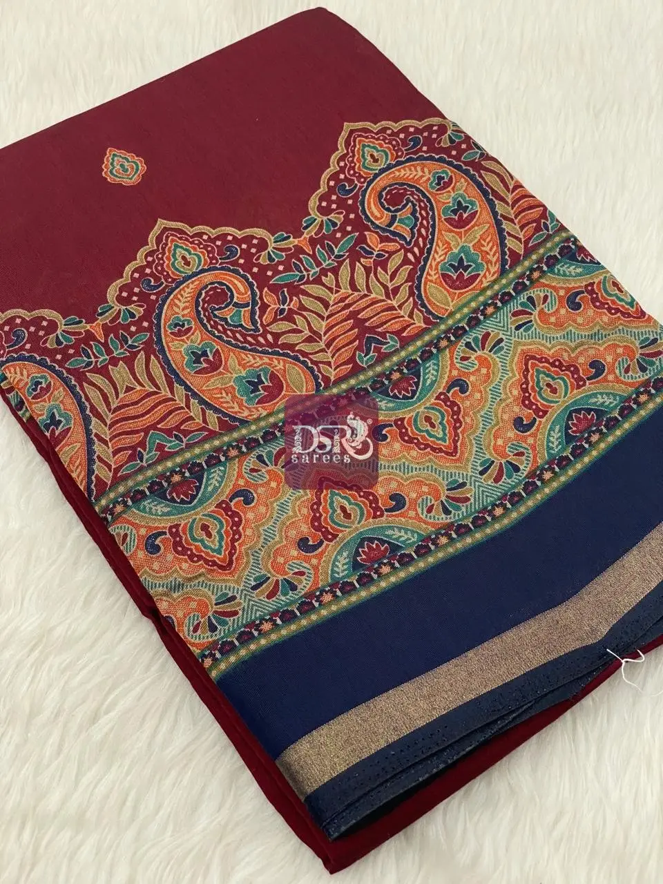 Ajrak Silk