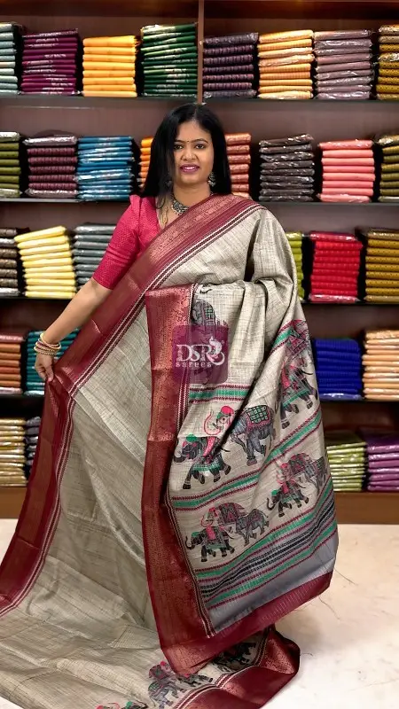 Kalamkari Dola Saree