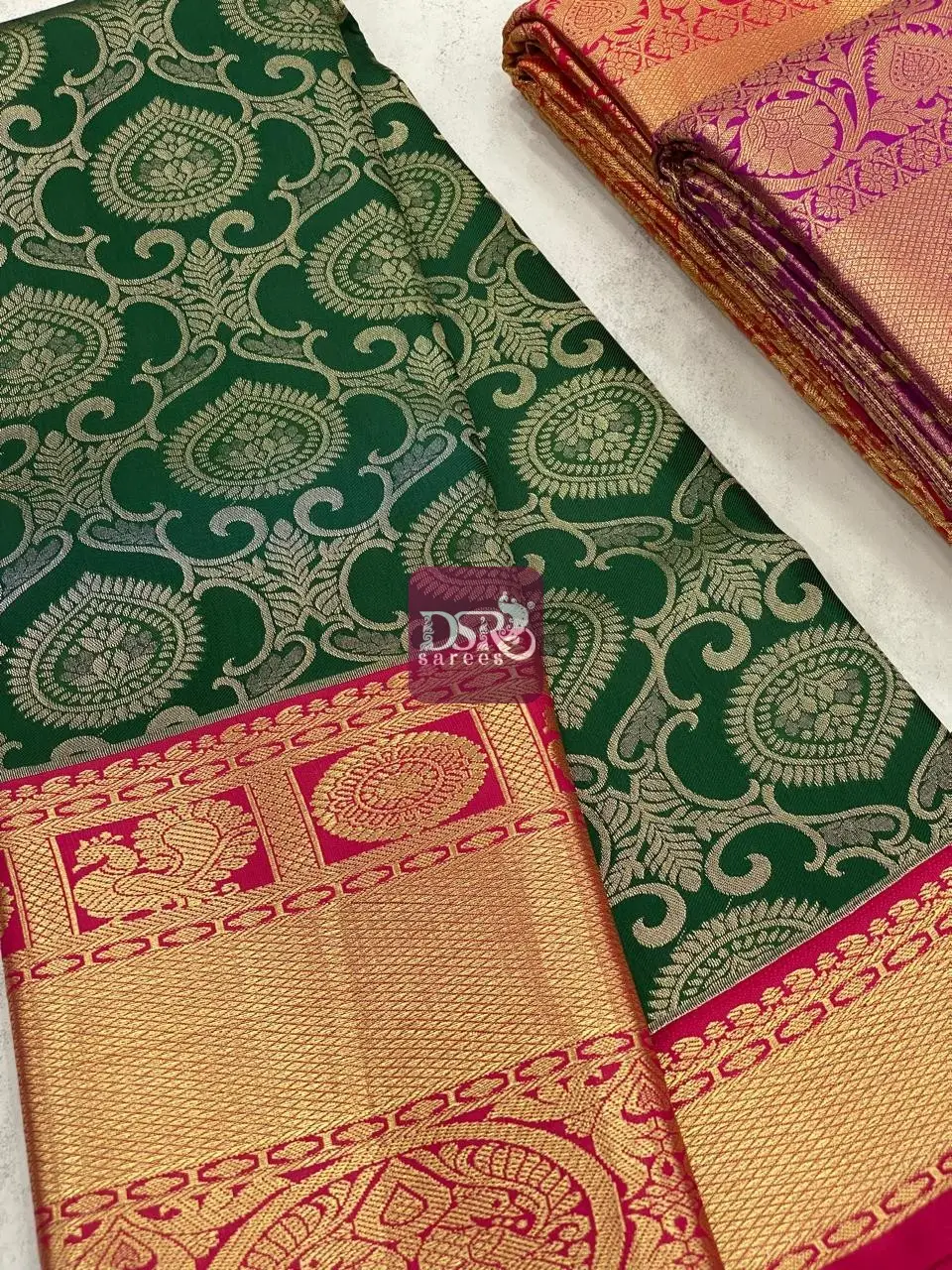 Semi Bridal Silk Sarees