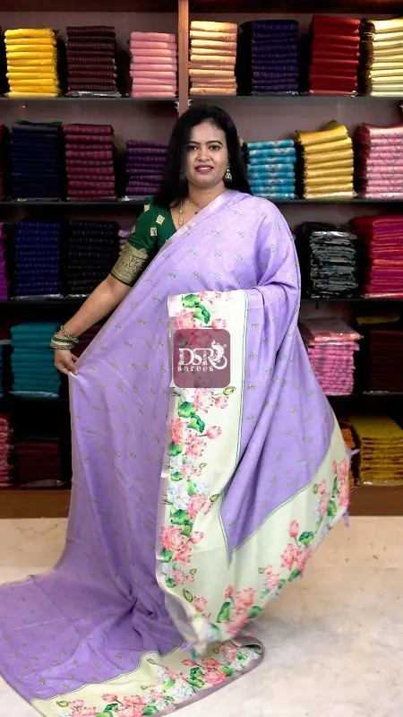Viscose Digital Print Sarees