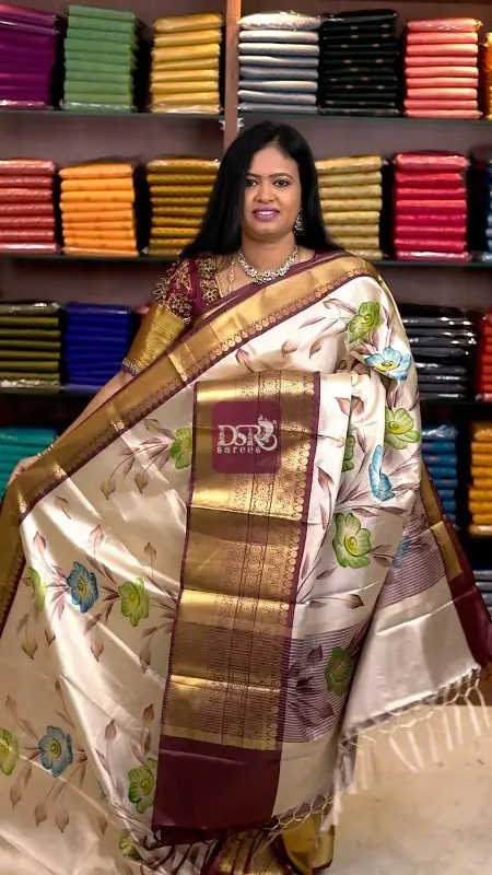 Printed Tissue Silk Sarees