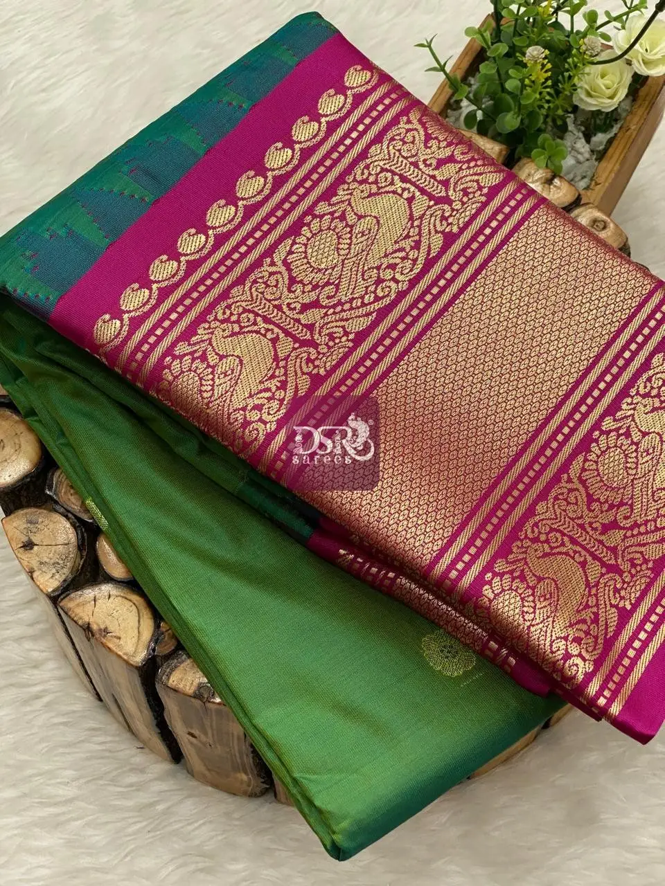 Semi Gadwal Border Sarees - Vol 1