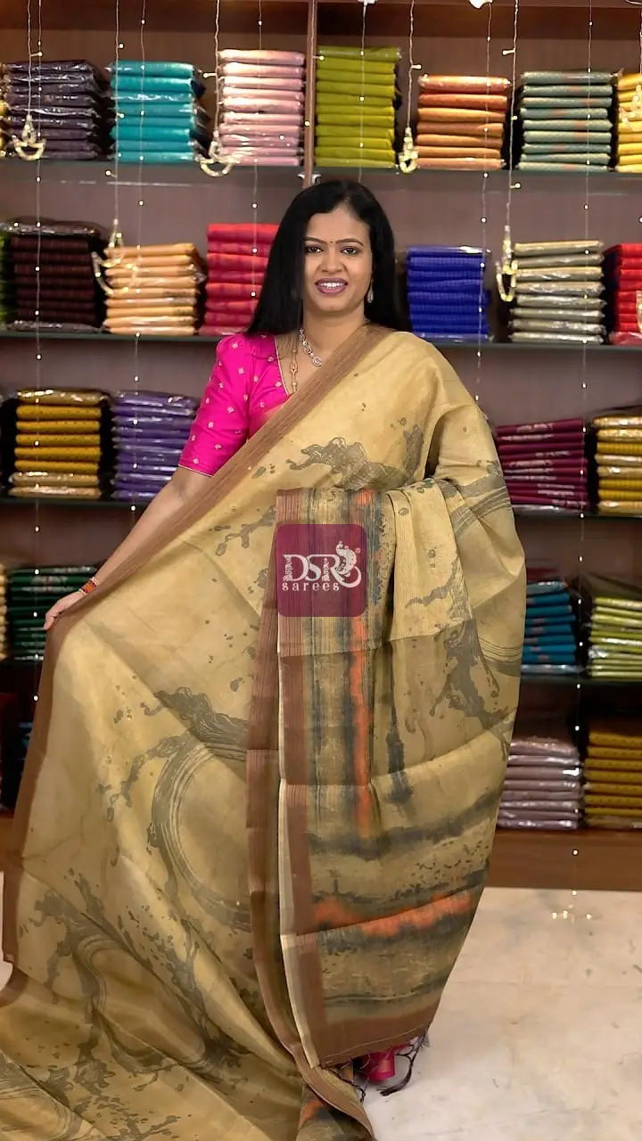 Semi Linen Cotton Tissue