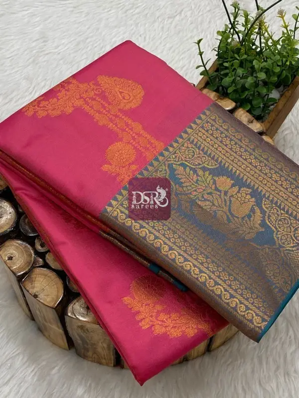 Premium Kanchi Korvai Border Saree