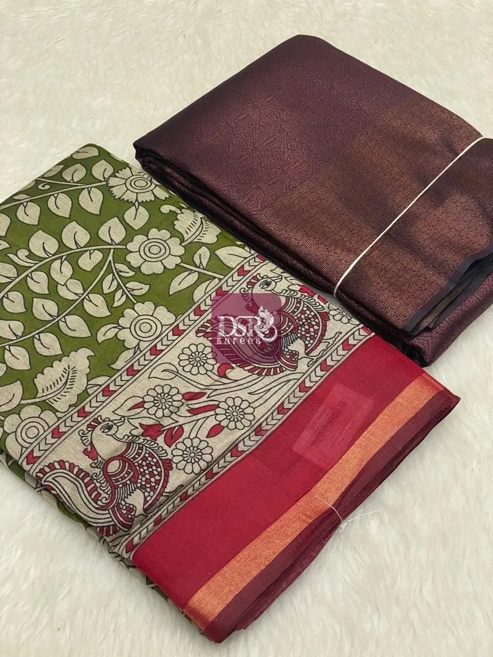 Ajrak Silk +  Free Saree
