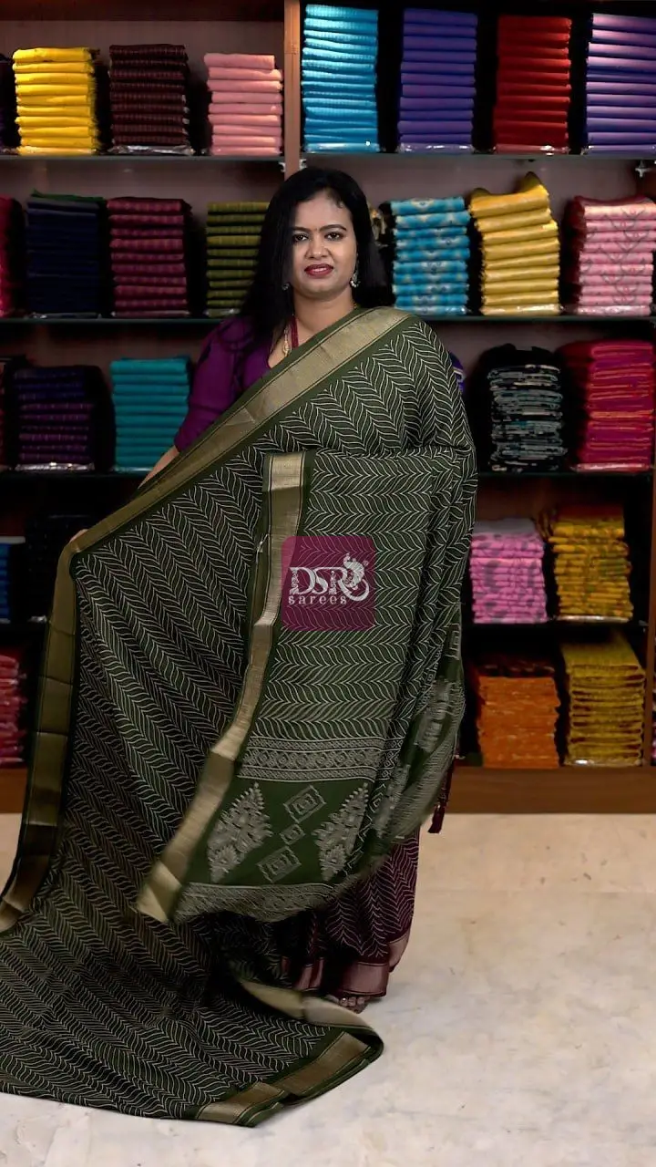Viscose Chiffon Saree - vol6