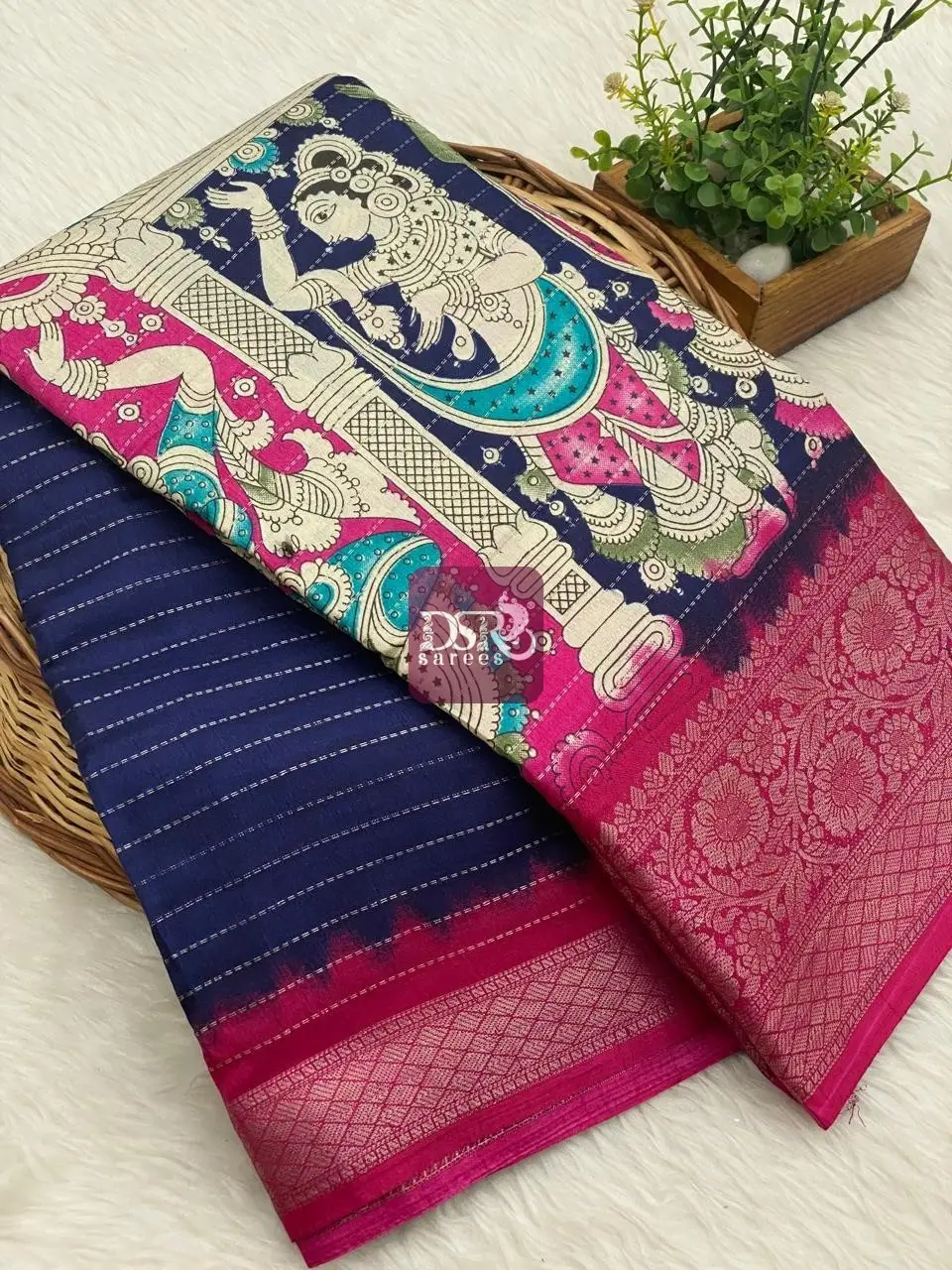 Kalamkari Dola Saree
