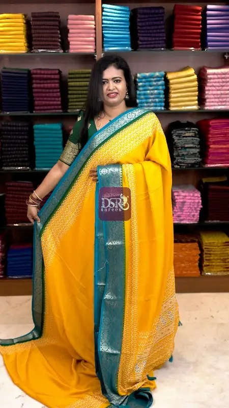 Viscose Chiffon Saree - vol6