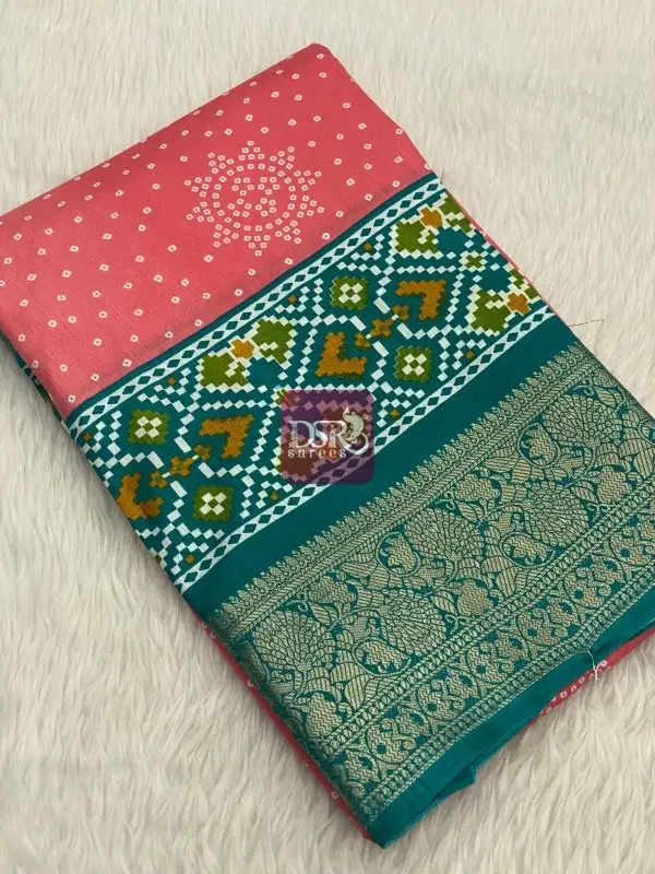 Bandhini Semi Dola Sarees