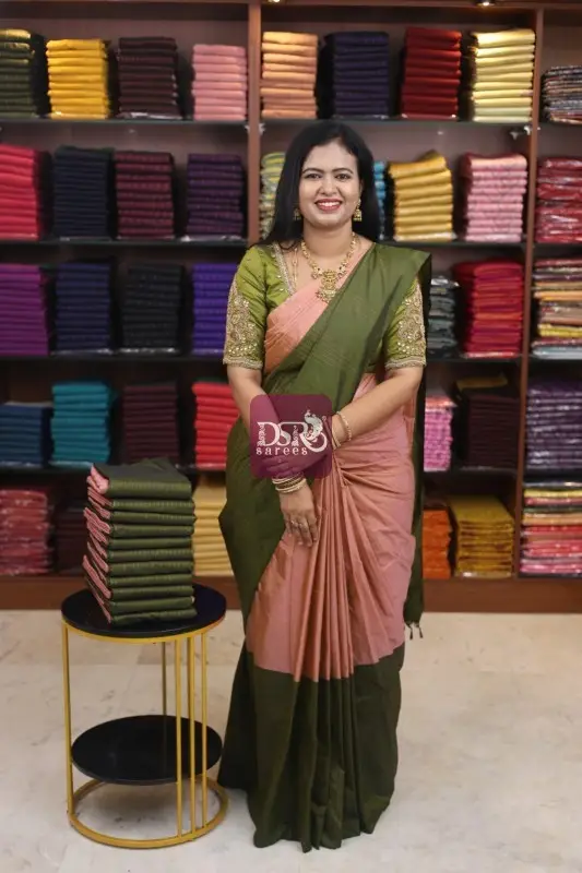 Arani Semi Silk Half n Half Saree