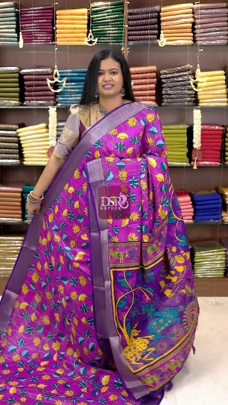 Viscose Chiffon Sarees