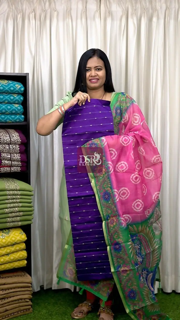 2 Pc Semi Dupion Salwar Suits - vol1