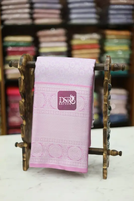 Kanchi Silver Tissue Bridal Saree