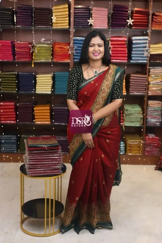 Ajrak Silk