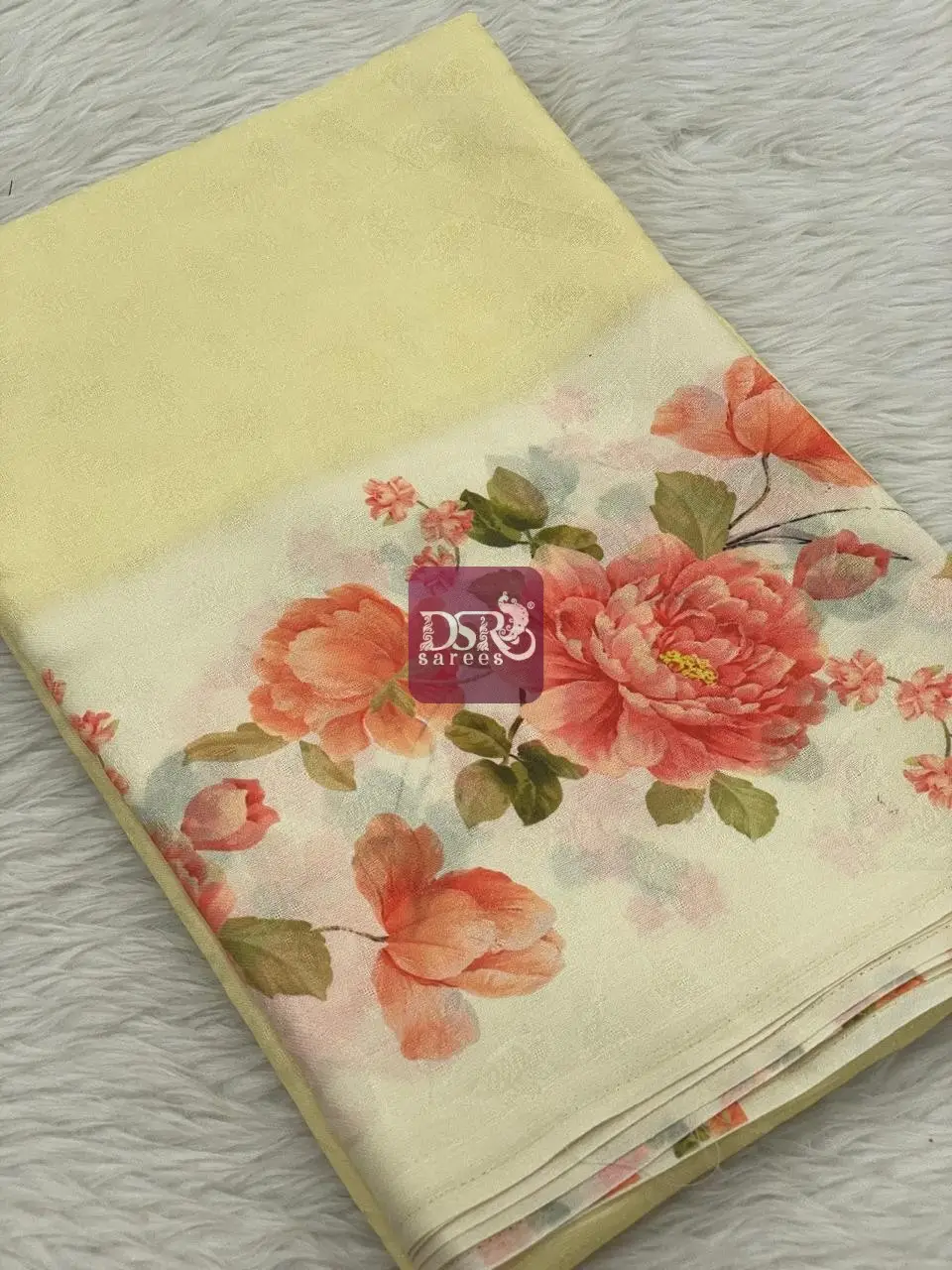 Viscose Digital Print Sarees