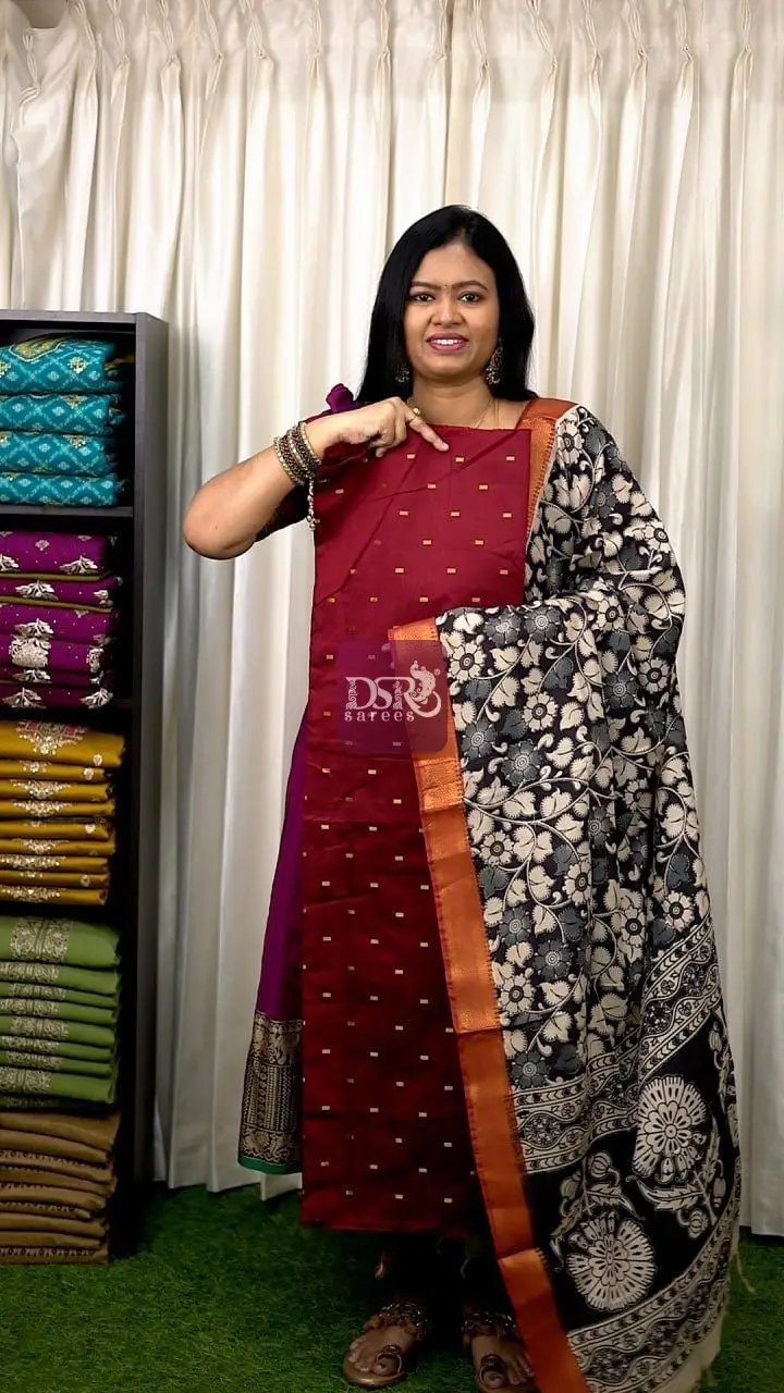 2 Pc Semi Dupion Salwar Suits - vol1