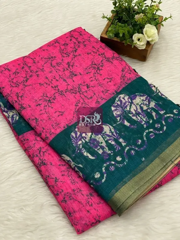 Chanderi Sico Sarees