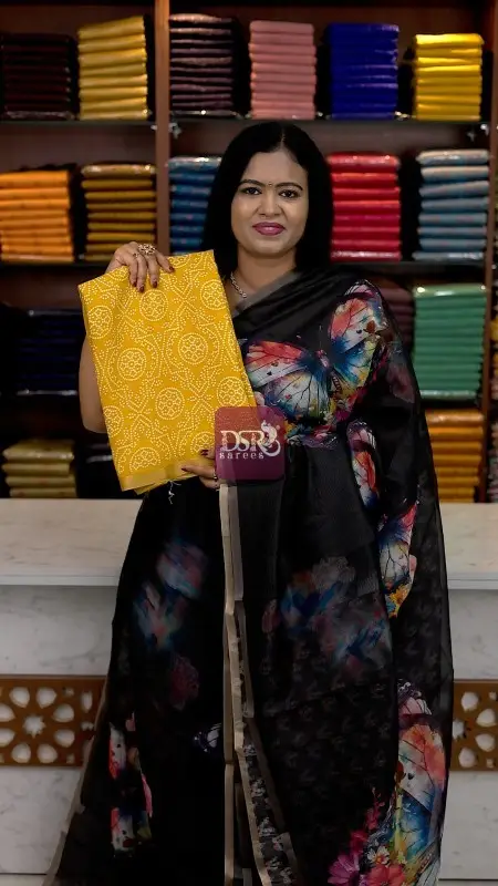Viscose Chiffon Sarees + Free Saree