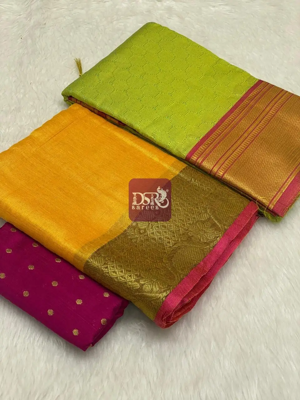 Kadhi Tissue Silk + Brocade Silk