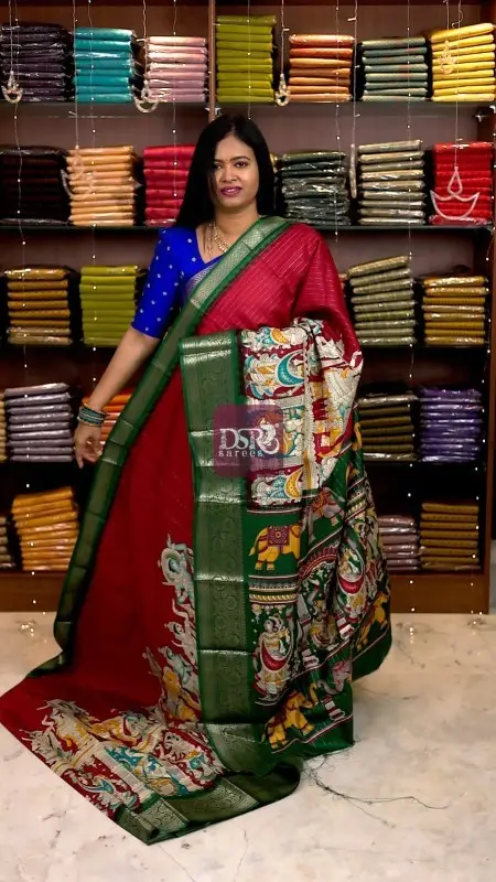 Kalamkari Dola Saree