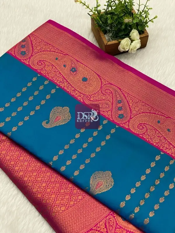 Premium Kanchi Korvai Border Saree