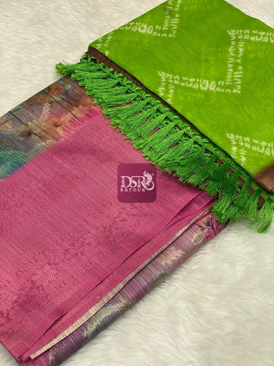 Chanderi Banarasi Sarees + Chanderi Sico Saree