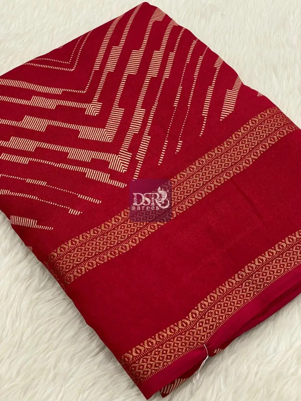 Viscose Chiffon Sarees - vol1