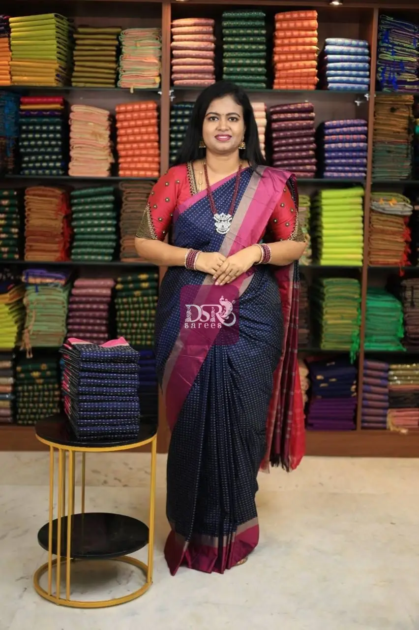 Arani Pooja Dots Saree