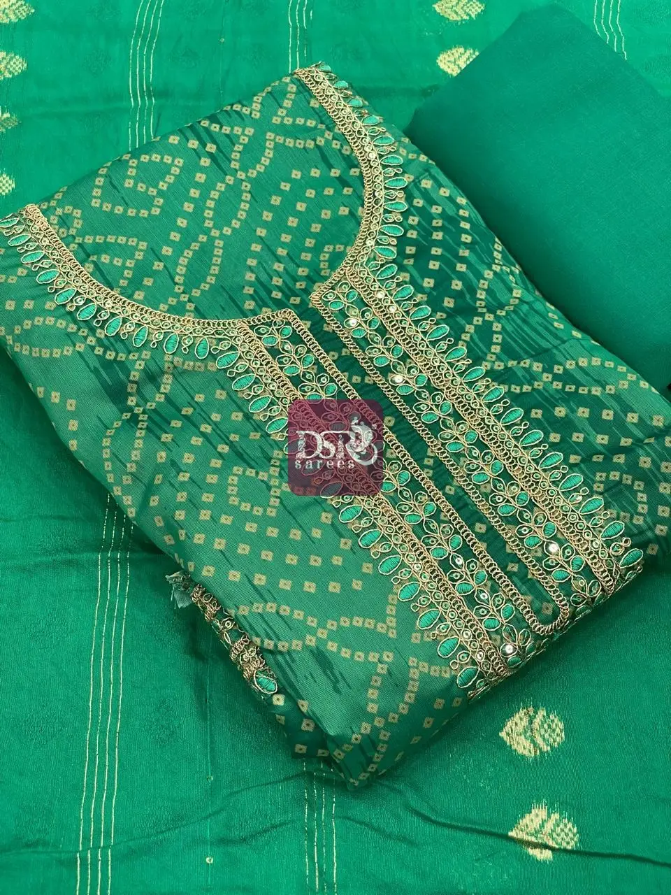 Bandhini Printed Tissue Salwar