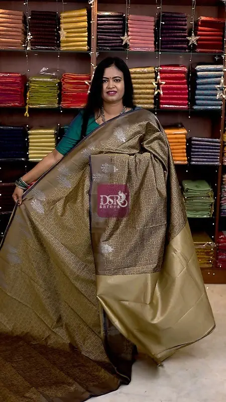 Silver Zari Soft Silk Sarees - vol1