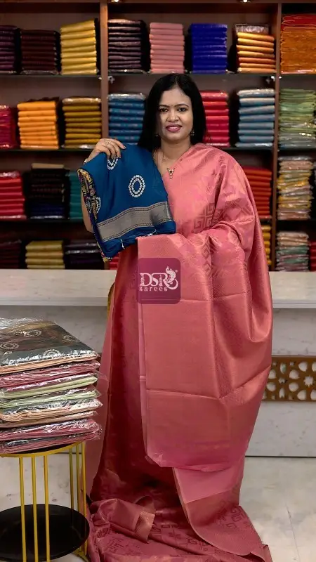 Viscose Chiffon Sarees + Banarasi soft cotton
