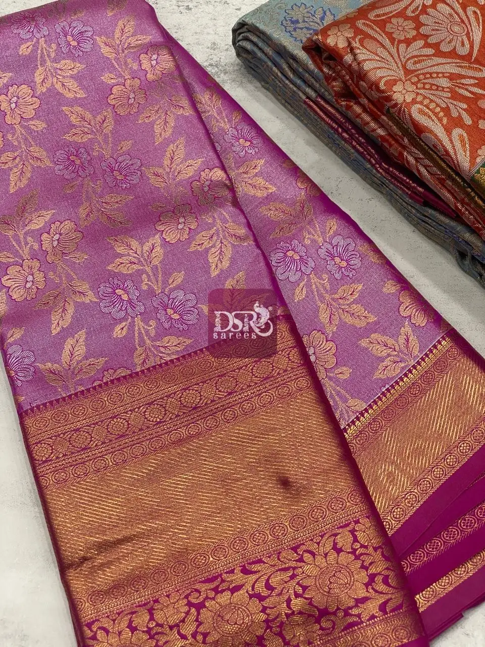 Tissue Korvai Silk Sarees