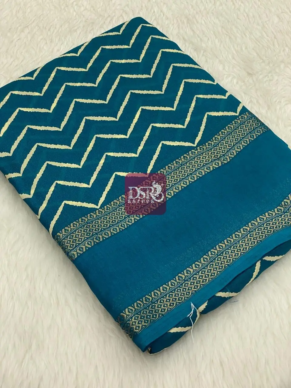 Viscose Chiffon Saree - vol9