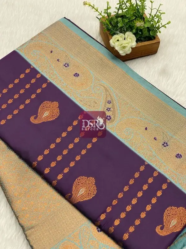 Premium Kanchi Korvai Border Saree