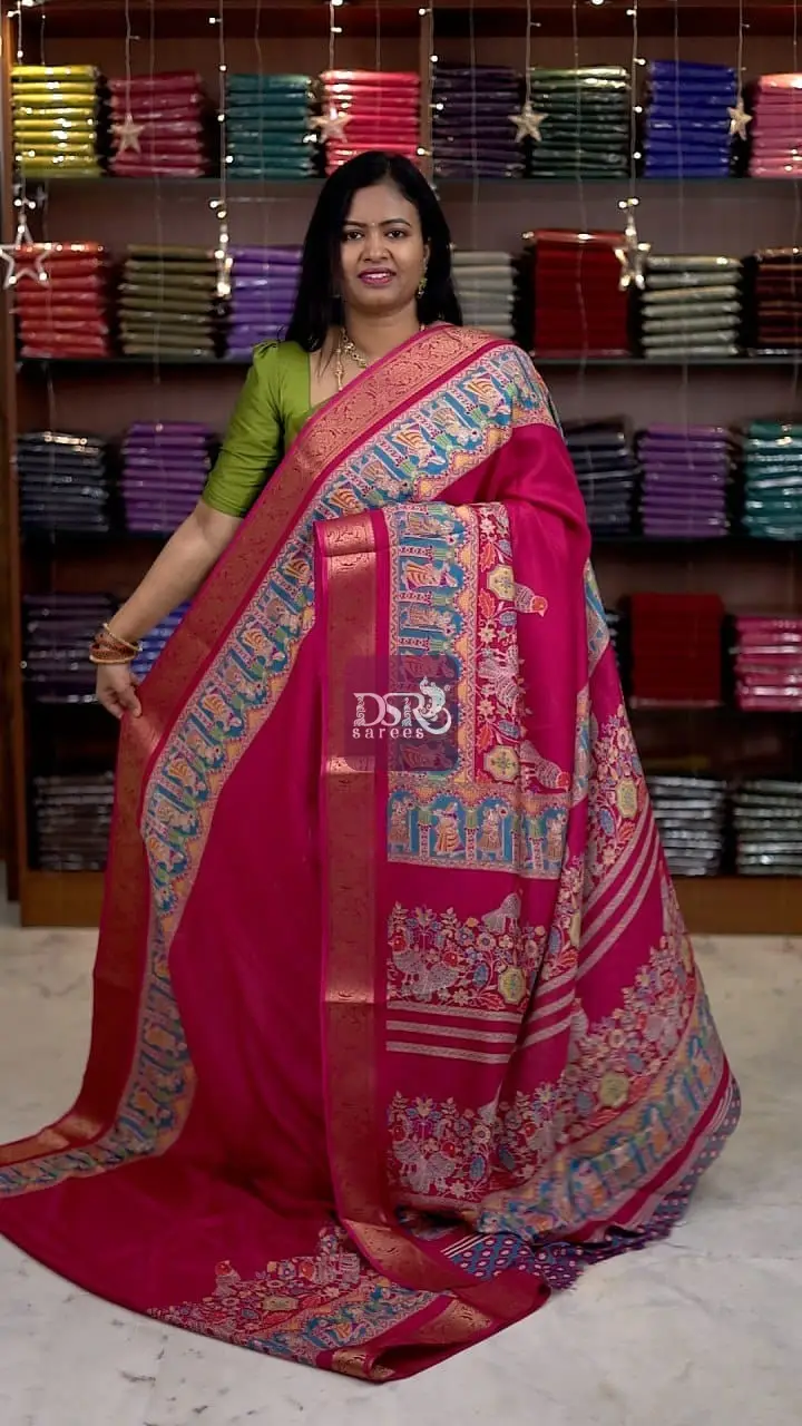 Georgette Dola Saree