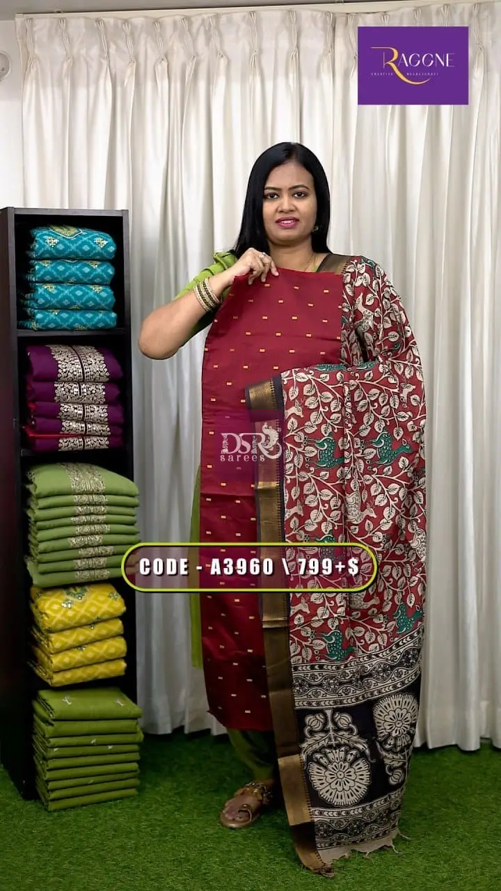 2 Pc Semi Dupion Salwar Suits - vol1