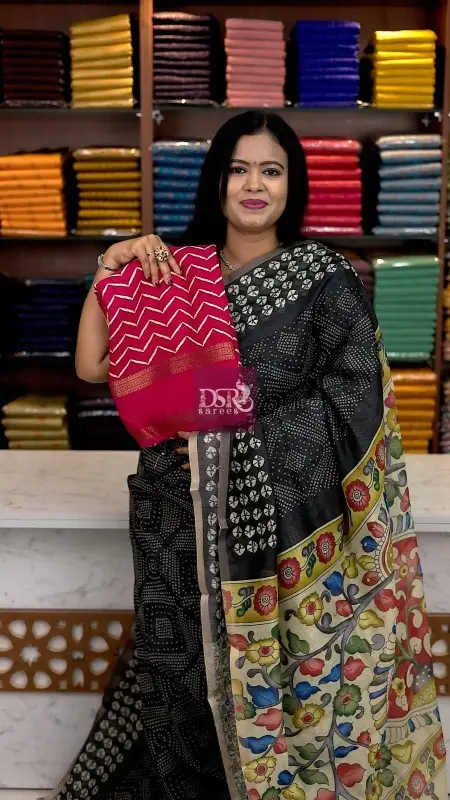 Viscose Chiffon Sarees + Free Saree